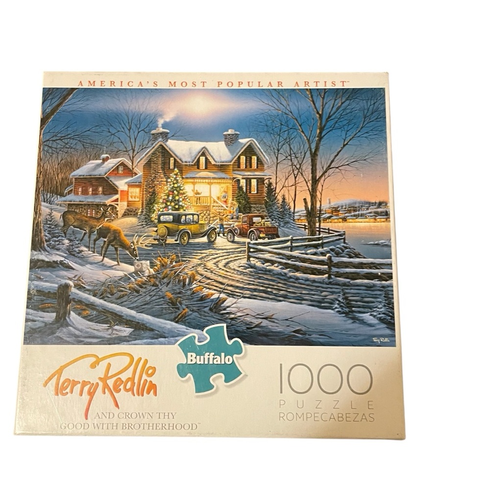 Buffalo Games Terry Redlin- and Crown Thy Good with Brotherhood 1000 p…